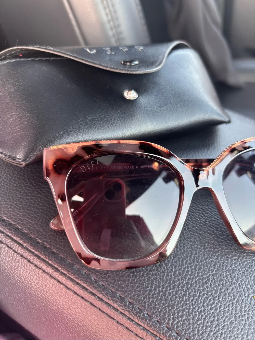 Diff Eyewear Tortoiseshell Cat Eye Sunglasses - Brown/Black